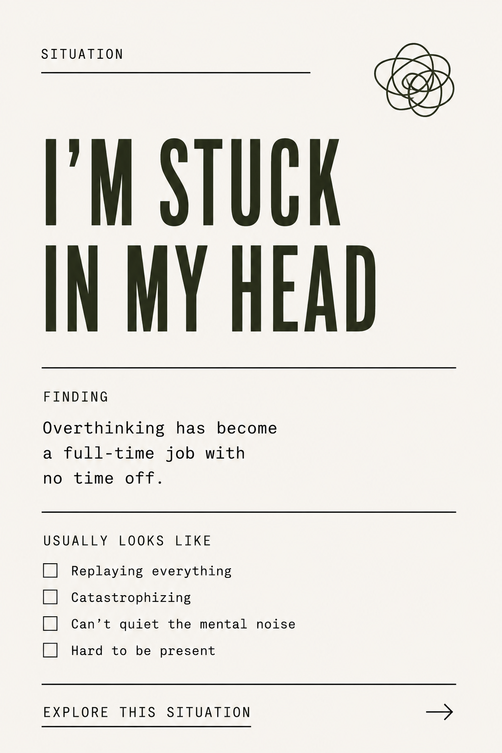 I'M STUCK IN MY HEAD