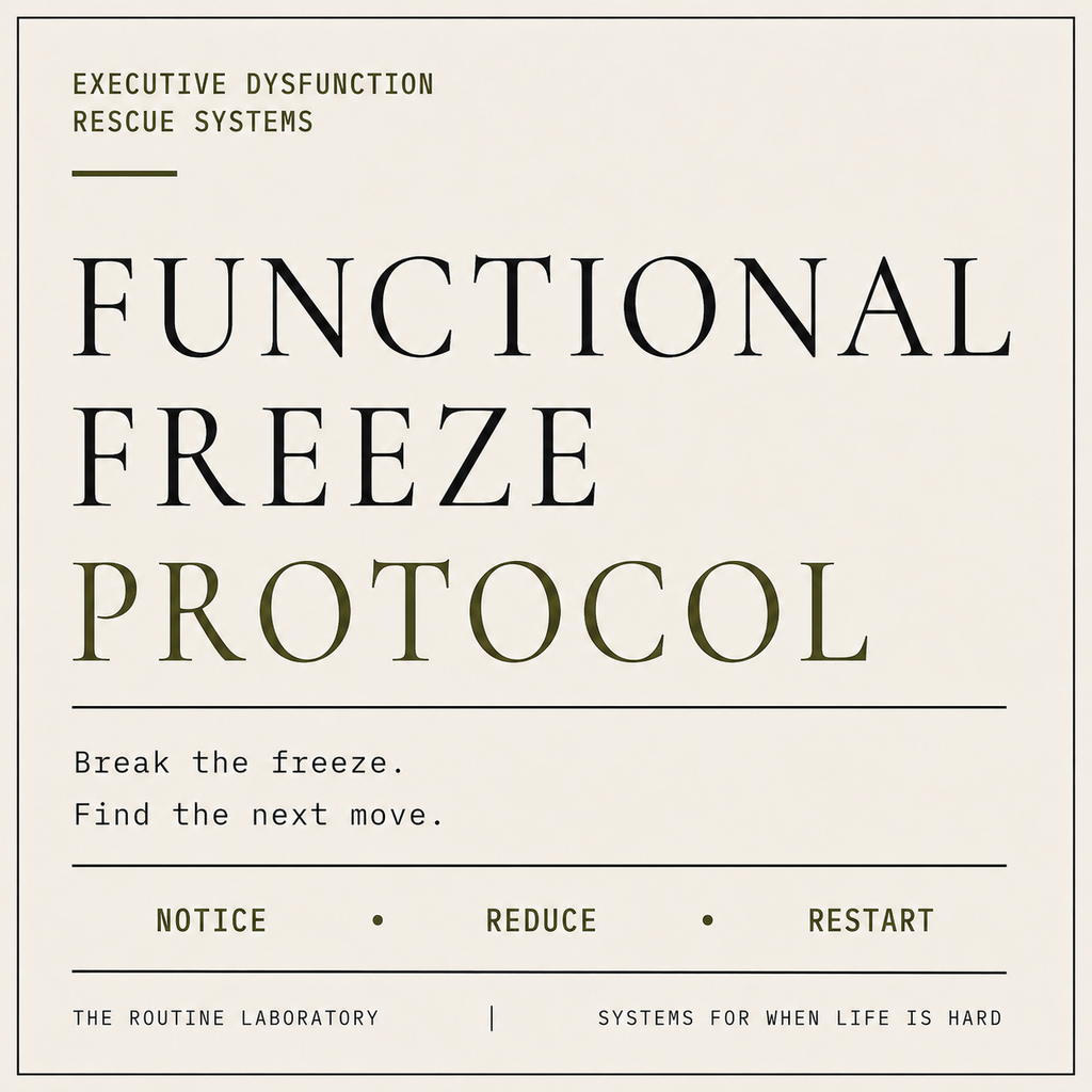 Functional Freeze Protocol