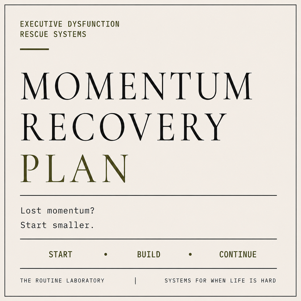 Momentum Recovery Plan