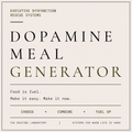 Dopamine Meal Generator