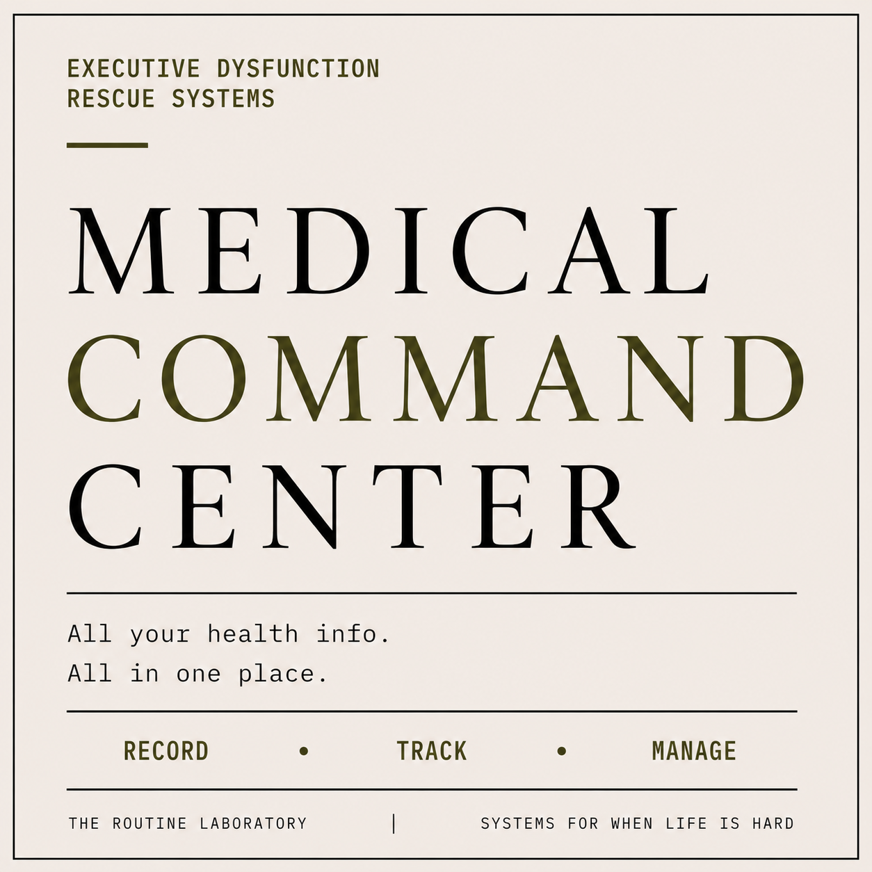 Medical Command Center