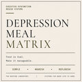Depression Meal Matrix