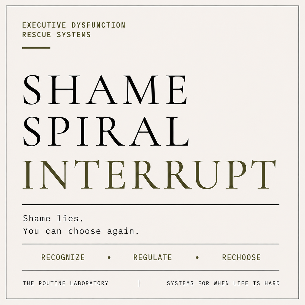 Shame Spiral Interrupt