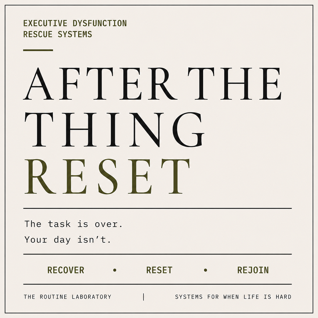 After-The-Thing Reset