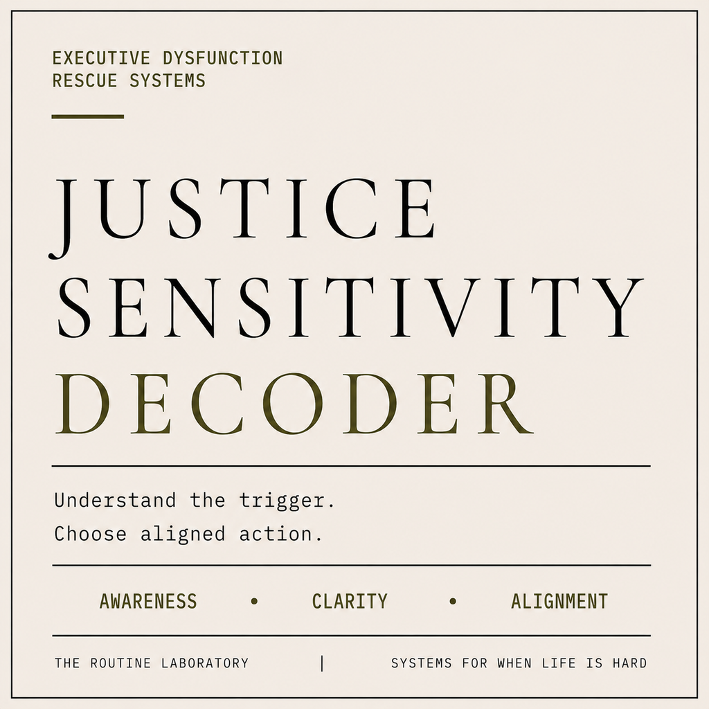 Justice Sensitivity Decoder