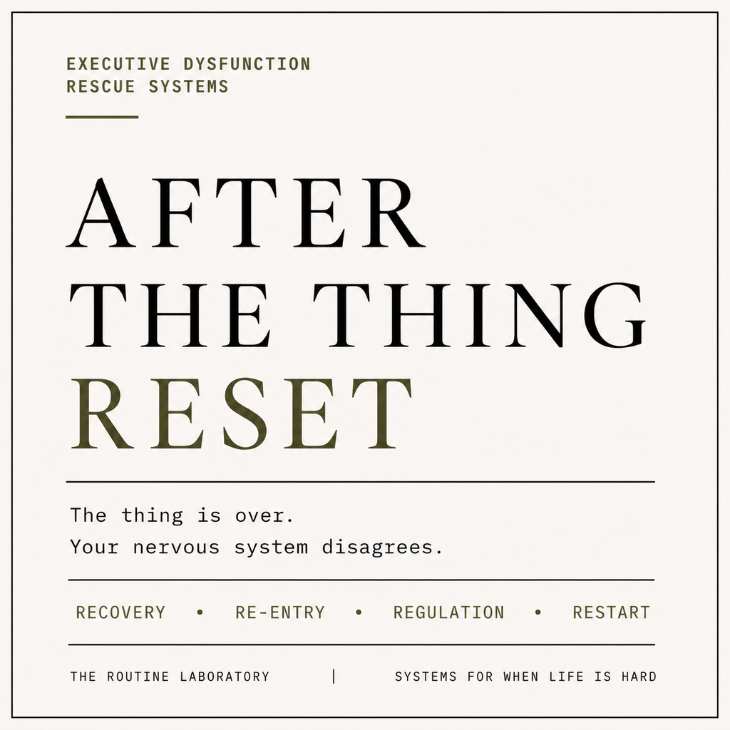 After-The-Thing Reset