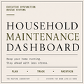 House Maintenance Dashboard