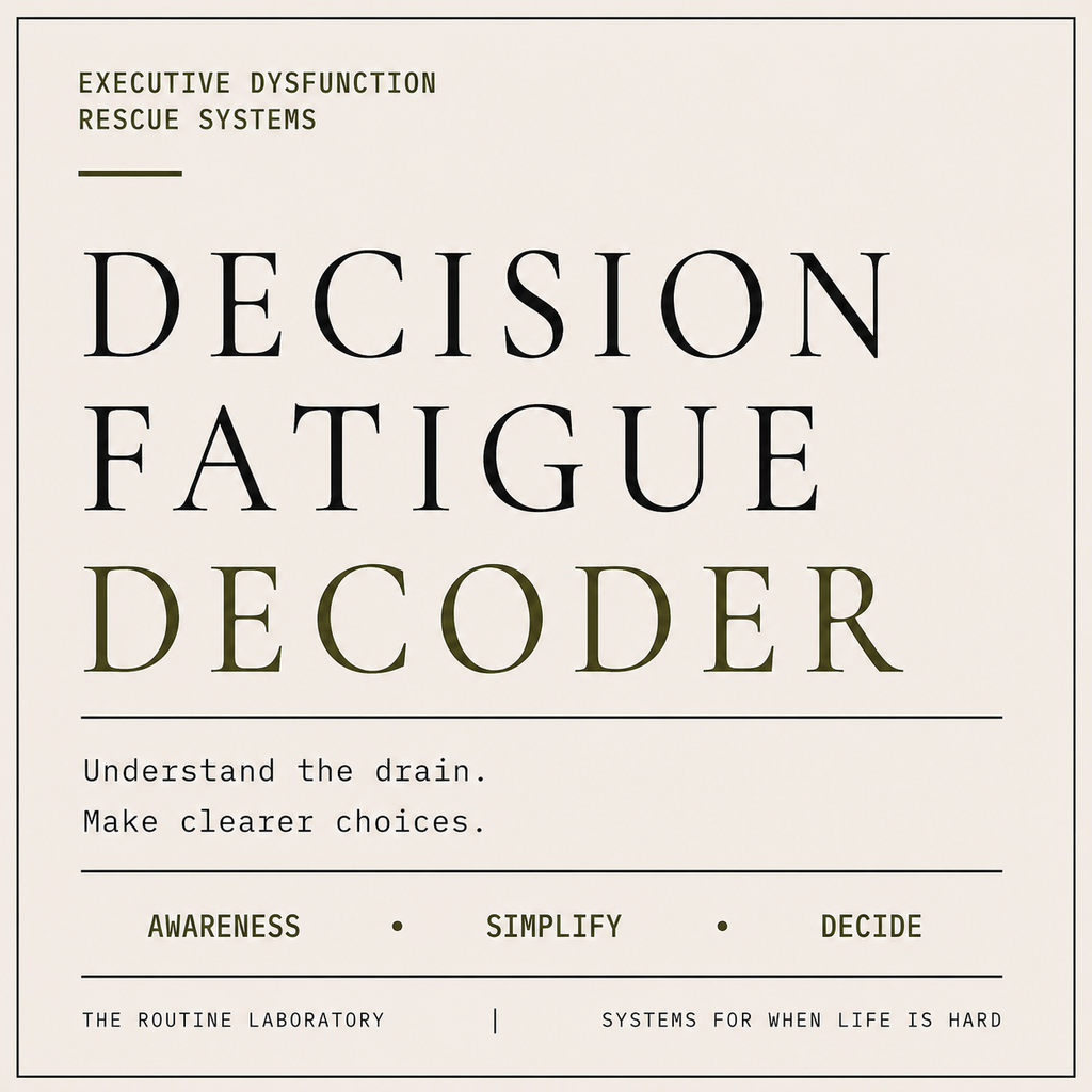 Decision Fatigue Decoder