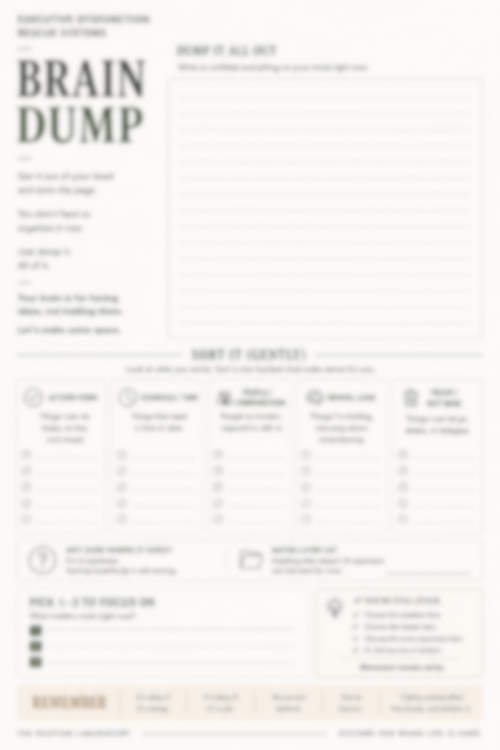 Brain Dump