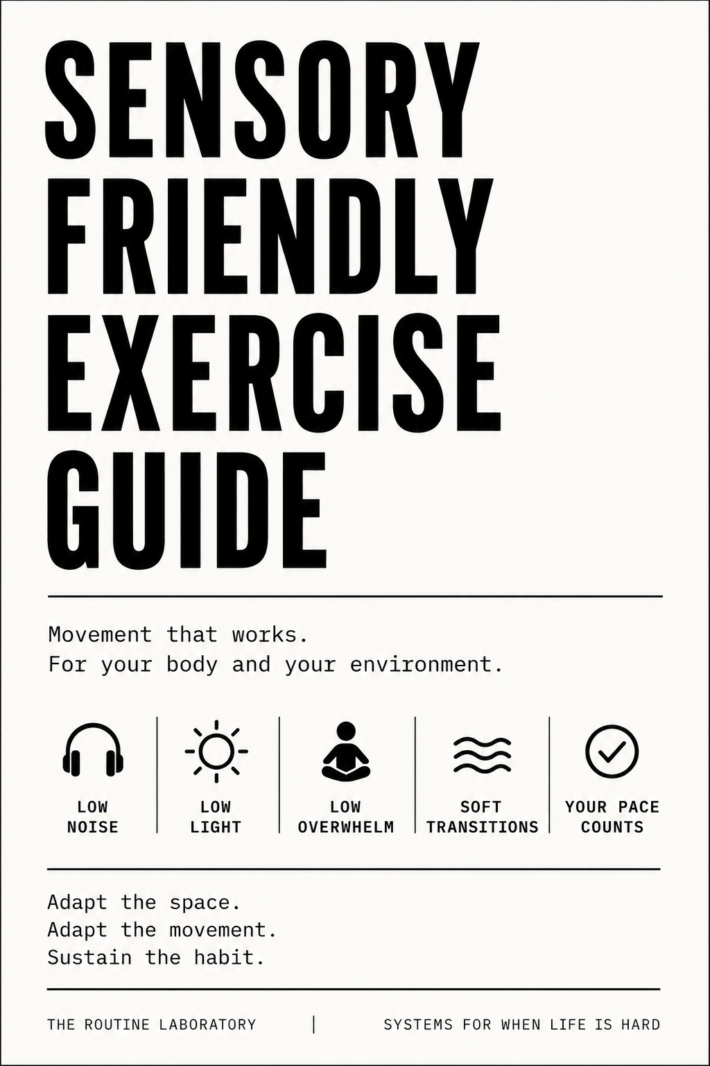 Sensory-Friendly Exercise Guide