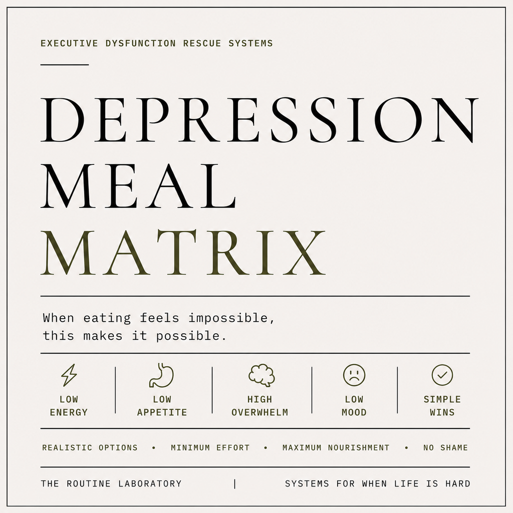 Depression Meal Matrix