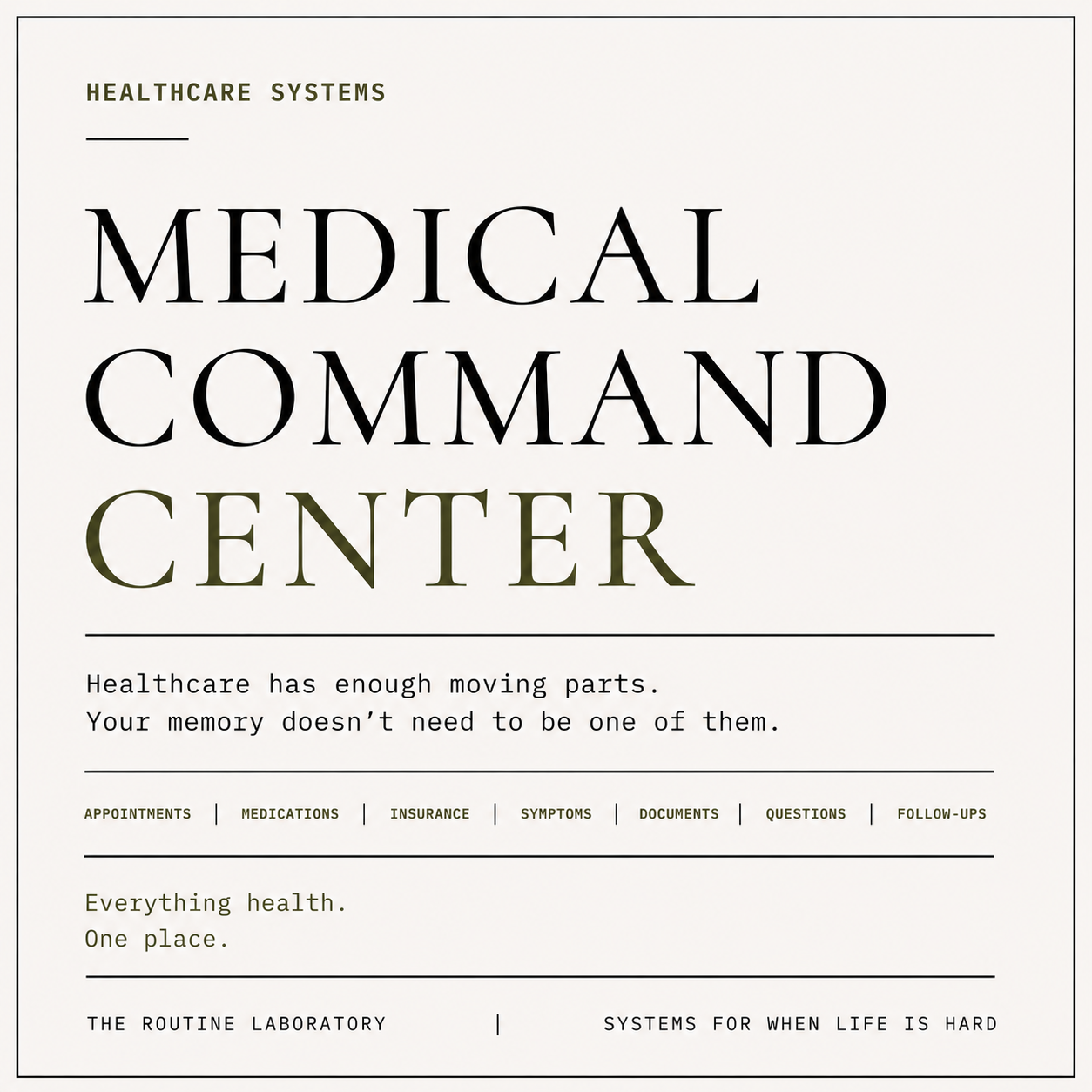 Medical Command Center