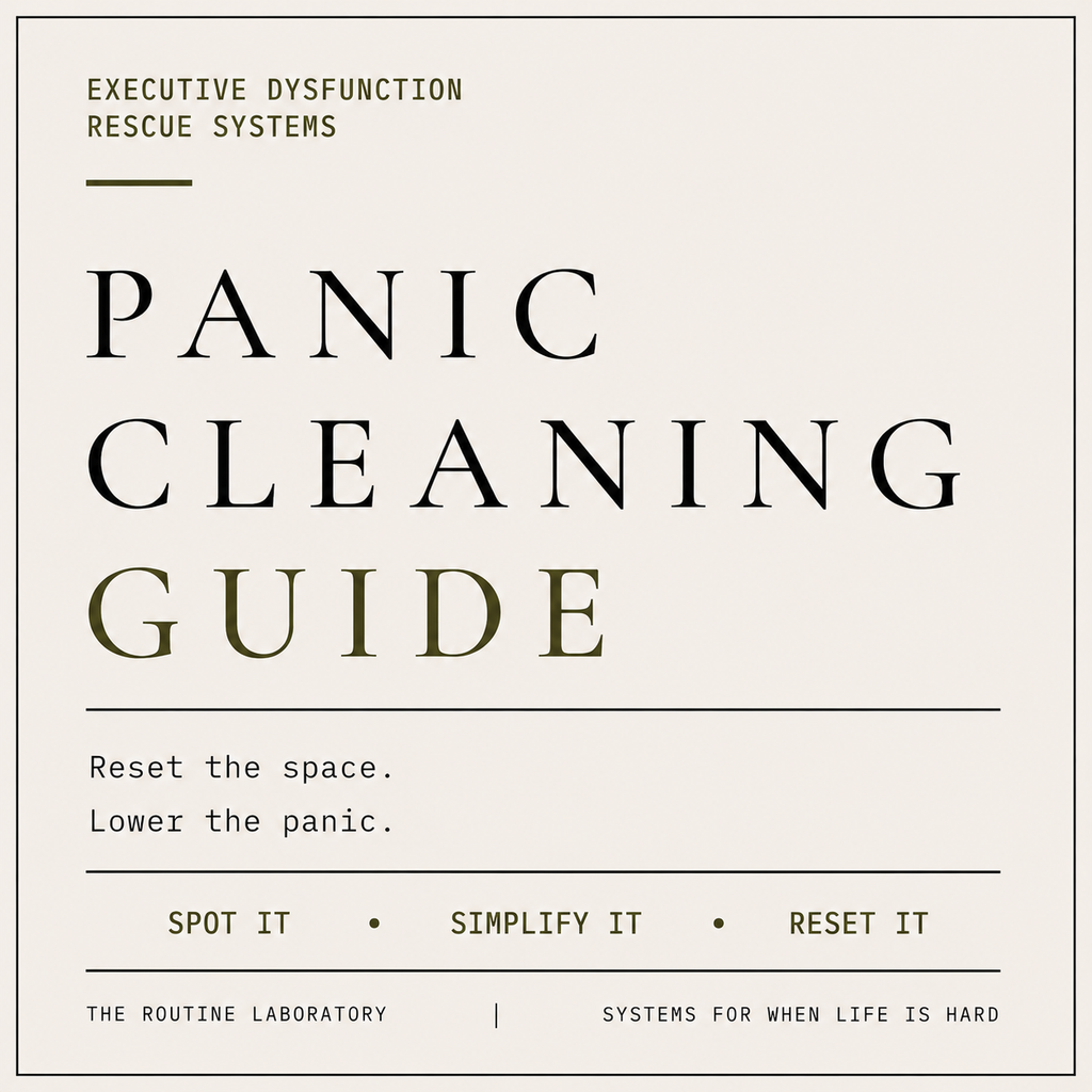 Panic Cleaning Guide